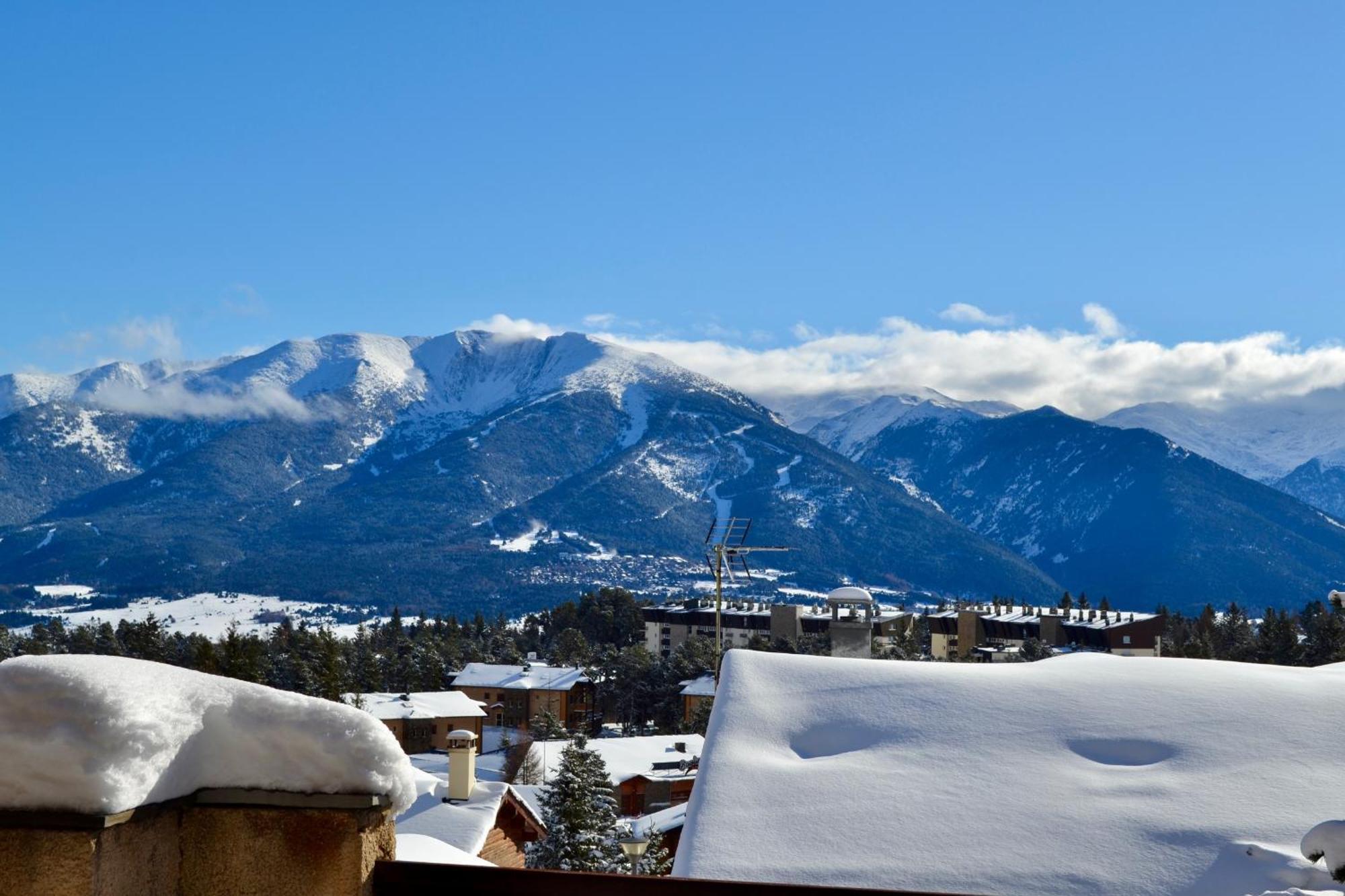 Studio Cabine Chaleureux A Pyrenees 2000 - Wifi Et Parking Prive Bolquere Bagian luar foto